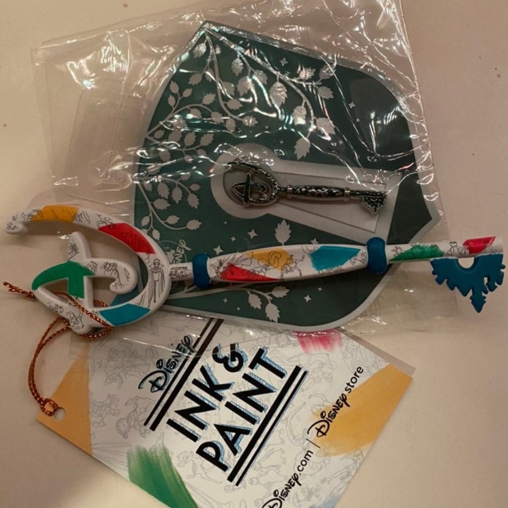 Disney Keys - Ink and Paint Limited Release AND Disney Opening Ceremony Key Pin